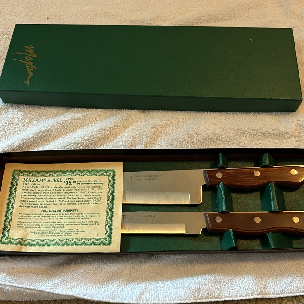 Vintage Maxam knifes - Picture 4 of 5